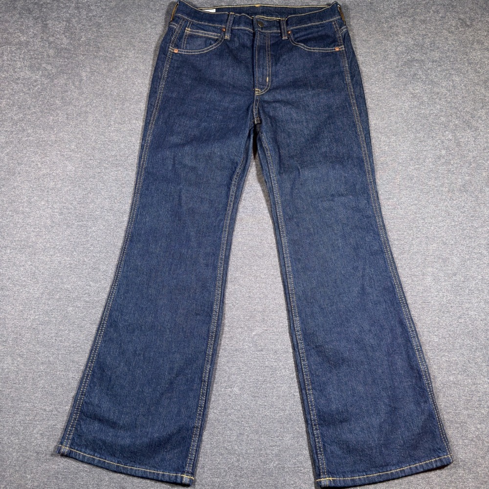Gap Vintage Flare Jeans Women 28 Dark Wash High Rise Stretch Denim Festival Boho